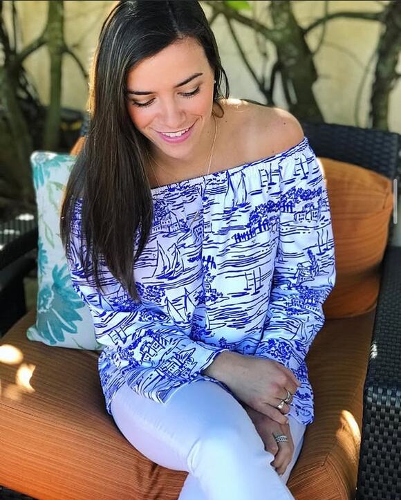 MAHI GOLD Tops - Mahi Gold Set Sail Sailor Margarita Blue Sailing Print Top XS